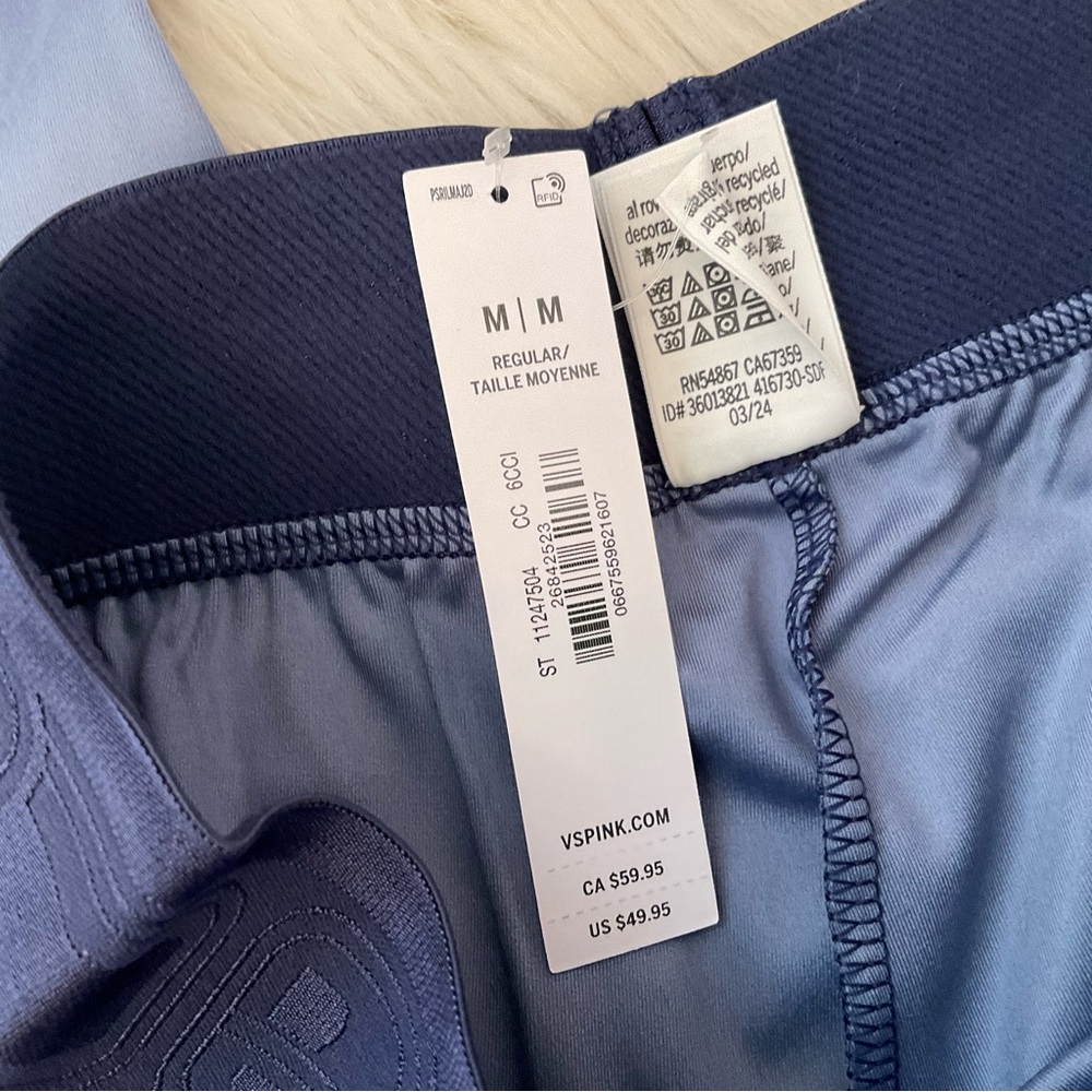 PINK Victoria’s Secret Ultimate High Waist Leggings - NWT - Medium - Midnight - Picture 8 of 11